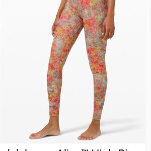 lululemon athletica Multicolor Floral Leggings